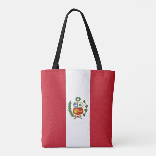 Tote Bag Drapeau du Pérou (Dos)