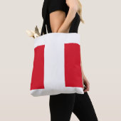 Tote Bag Drapeau du Pérou (De près)