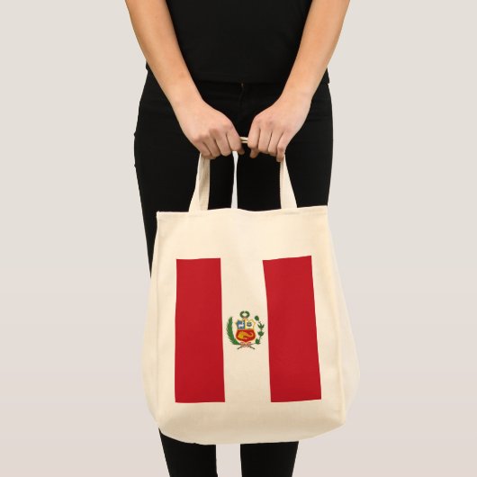 Tote Bag Drapeau du Pérou (Devant (produit))