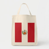 Tote Bag Drapeau du Pérou (Devant)