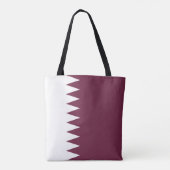 Tote Bag Drapeau du Qatar (Dos)