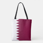Tote Bag Drapeau du Qatar cool (Dos)