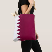Tote Bag Drapeau du Qatar cool (De près)
