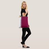 Tote Bag Drapeau du Qatar cool (Sur le modèle)