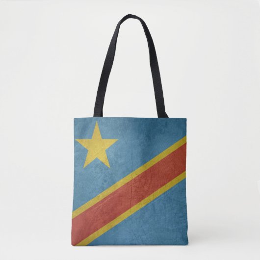 Tote Bag Drapeau du République démocratique du Congo (Devant)