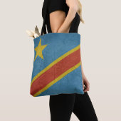 Tote Bag Drapeau du République démocratique du Congo (De près)