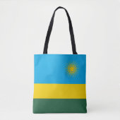 Tote Bag Drapeau du Rwanda (Devant)