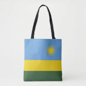 Tote Bag Drapeau du Rwanda (Devant)