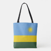 Tote Bag Drapeau du Rwanda (Dos)