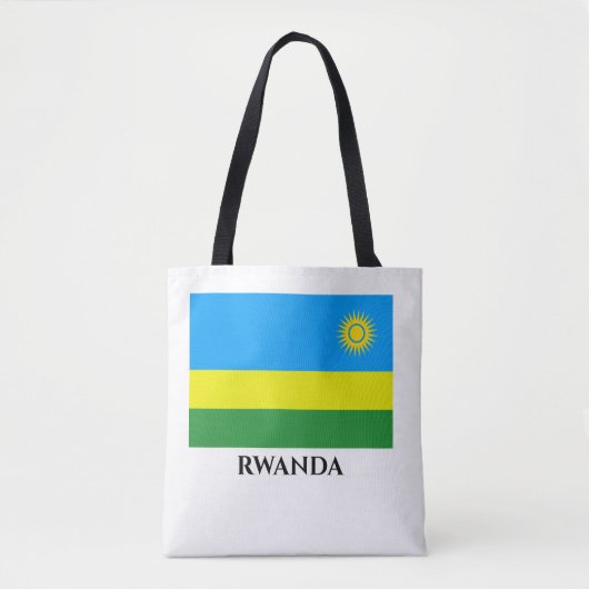 Tote Bag Drapeau du Rwanda (Devant)