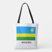 Tote Bag Drapeau du Rwanda (Dos)