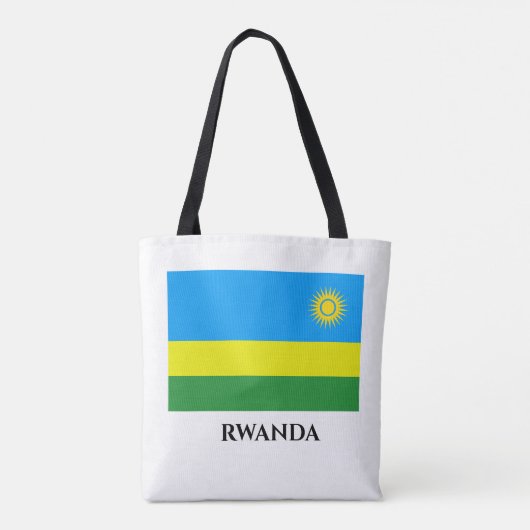 Tote Bag Drapeau du Rwanda (Dos)