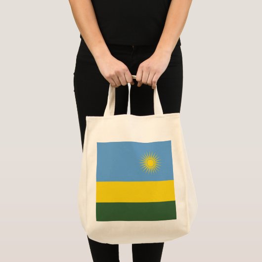 Tote Bag Drapeau du Rwanda (Devant (produit))