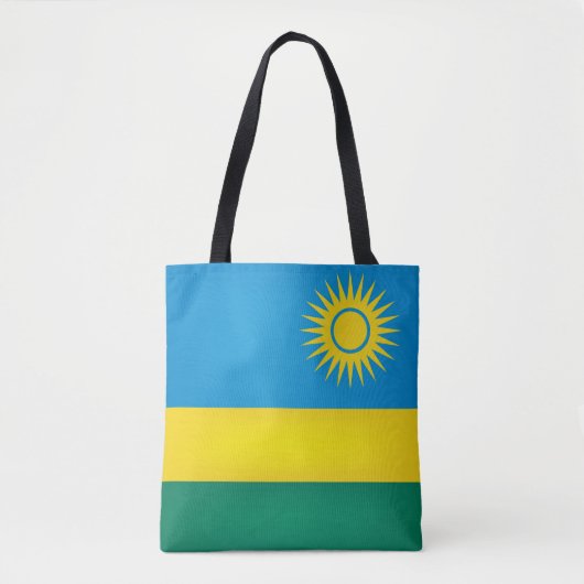 Tote Bag Drapeau du Rwanda cool (Devant)