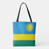 Tote Bag Drapeau du Rwanda cool (Dos)