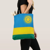 Tote Bag Drapeau du Rwanda cool (De près)