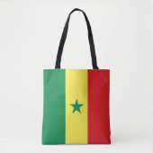 Tote Bag Drapeau du Sénégal (Devant)