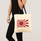 Tote Bag Drapeau du soleil levant impérial du Japon, Edo à  (Devant (produit))