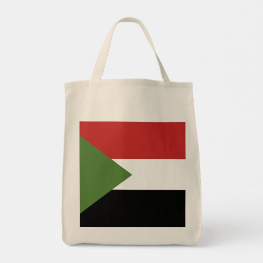 Tote Bag drapeau du Soudan (Dos)