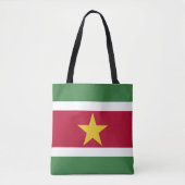 Tote Bag Drapeau du Suriname (Devant)