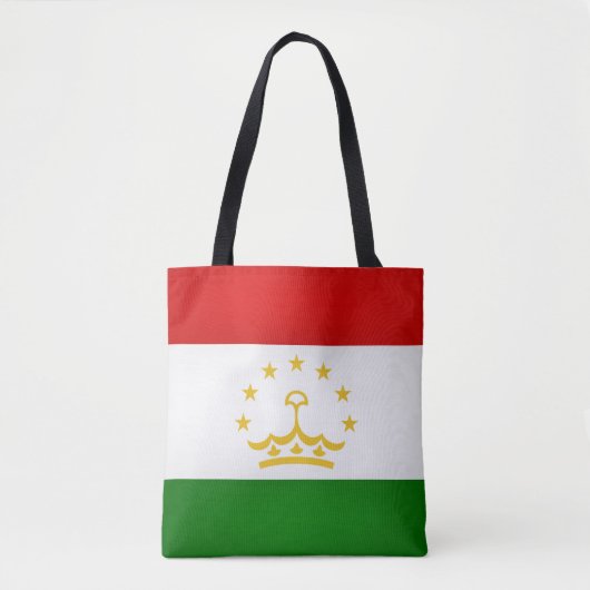 Tote Bag Drapeau du Tadjikistan cool (Devant)