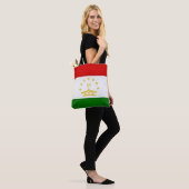 Tote Bag Drapeau du Tadjikistan cool (Sur le modèle)