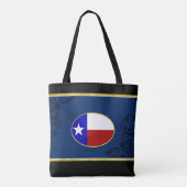Tote Bag Drapeau du Texas (Dos)