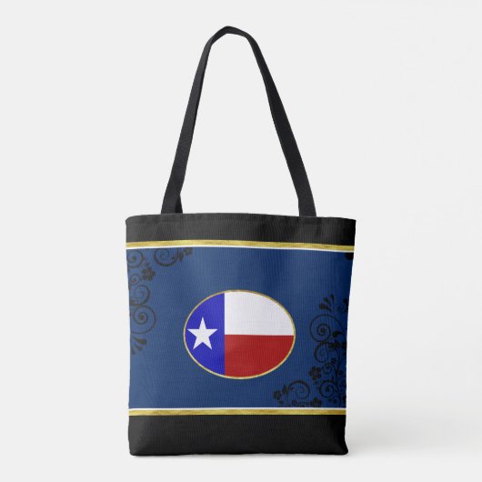 Tote Bag Drapeau du Texas (Dos)
