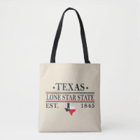 Drapeau du Texas carte l'état étoile solitaire