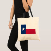 Tote Bag Drapeau du Texas : Longhorns, L'étoile solitaire d (Devant (produit))