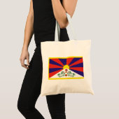 Tote Bag drapeau du tibet (Devant (produit))