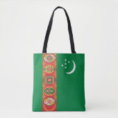 Tote Bag Drapeau du Turkménistan (Devant)