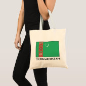 Tote Bag Drapeau du Turkménistan (Devant (produit))