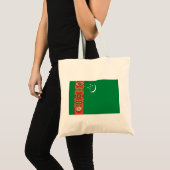 Tote Bag Drapeau du Turkménistan (Devant (produit))