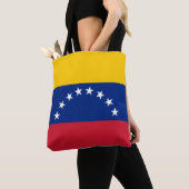Tote Bag Drapeau du Venezuela (De près)