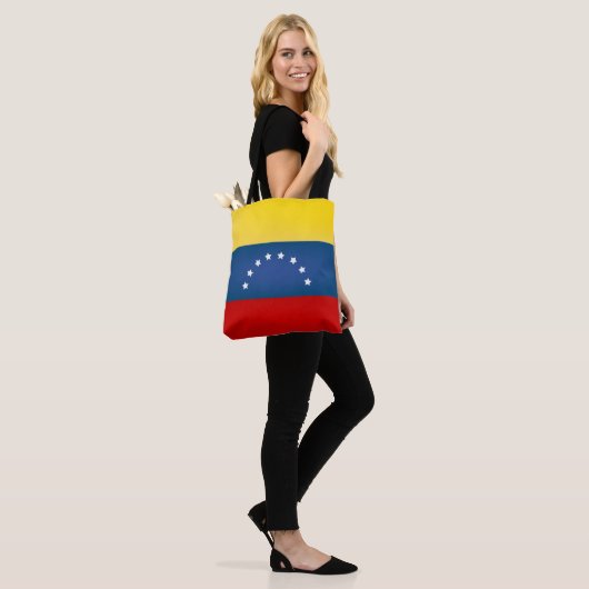 Tote Bag Drapeau du Venezuela cool (Sur le modèle)