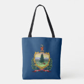 Tote Bag Drapeau du Vermont (Dos)