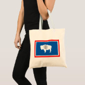 Tote Bag Drapeau du Wyoming (Devant (produit))