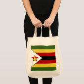 Tote Bag drapeau du Zimbabwe (Devant (produit))