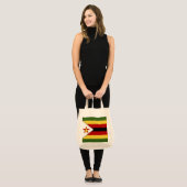 Tote Bag drapeau du Zimbabwe (Devant (modèle))