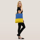 Tote Bag Drapeau d'Ukraine (Sur le modèle)
