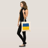 Tote Bag Drapeau d'Ukraine (Devant (modèle))