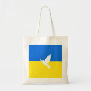 Tote Bag Drapeau d'Ukraine - Dove of Peace - Freedom - Peac