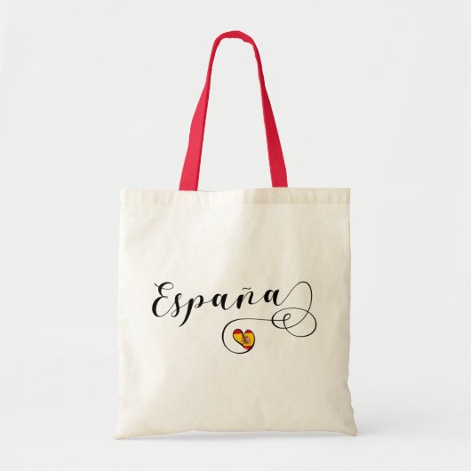 Tote Bag Drapeau espagnol de coeur d'España (Devant)