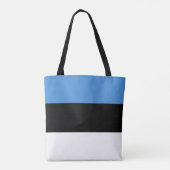 Tote Bag Drapeau estonien (Dos)