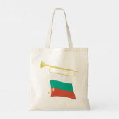 Tote Bag Drapeau Et Bugle bulgare (Dos)