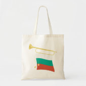 Tote Bag Drapeau Et Bugle bulgare (Devant)