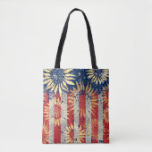 Tote Bag Drapeau et tournesols (Devant)
