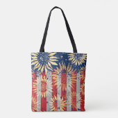 Tote Bag Drapeau et tournesols (Dos)