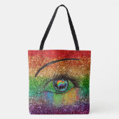 Tote Bag Drapeau fabuleux /Eye 53086FEb de collection de la (Devant)